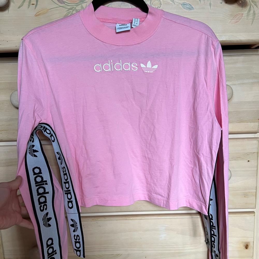 Adidas crop long sleeve